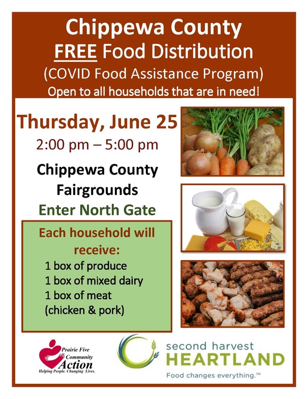 FREE Food Distribution for Chippewa County residents Salem Lutheran